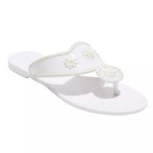 Jack Rogers white jelly sandals in Size 7